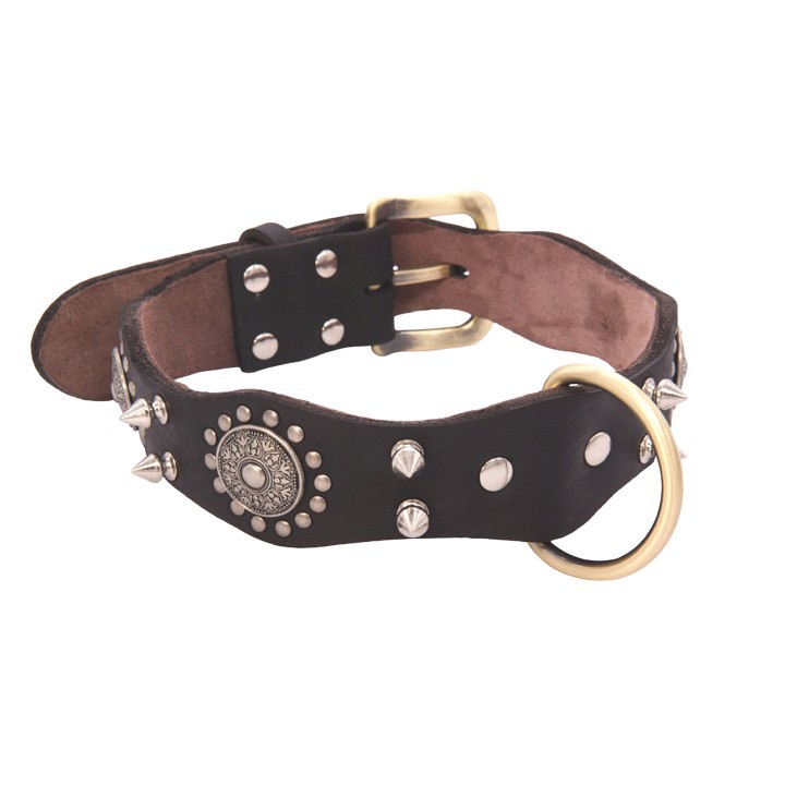 Leather Collars for Large and Giant Dogs