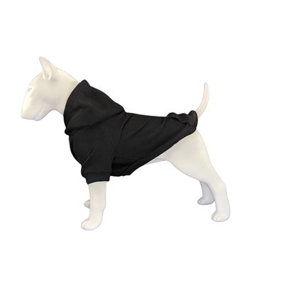 Mikina s čiernym psom