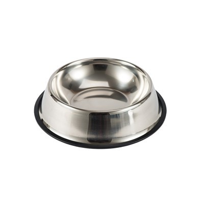 Klasická miska pre psov z nehrdzavejúcej ocele