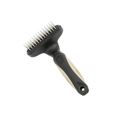 Hrebeň pre psa v tvare hrable